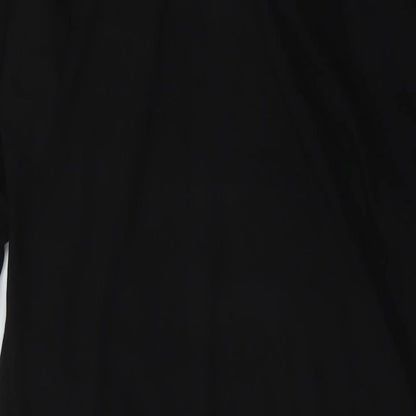 Marks and Spencer Womens Black Polyester Jumper Dress Size 22 Round Neck Pullover