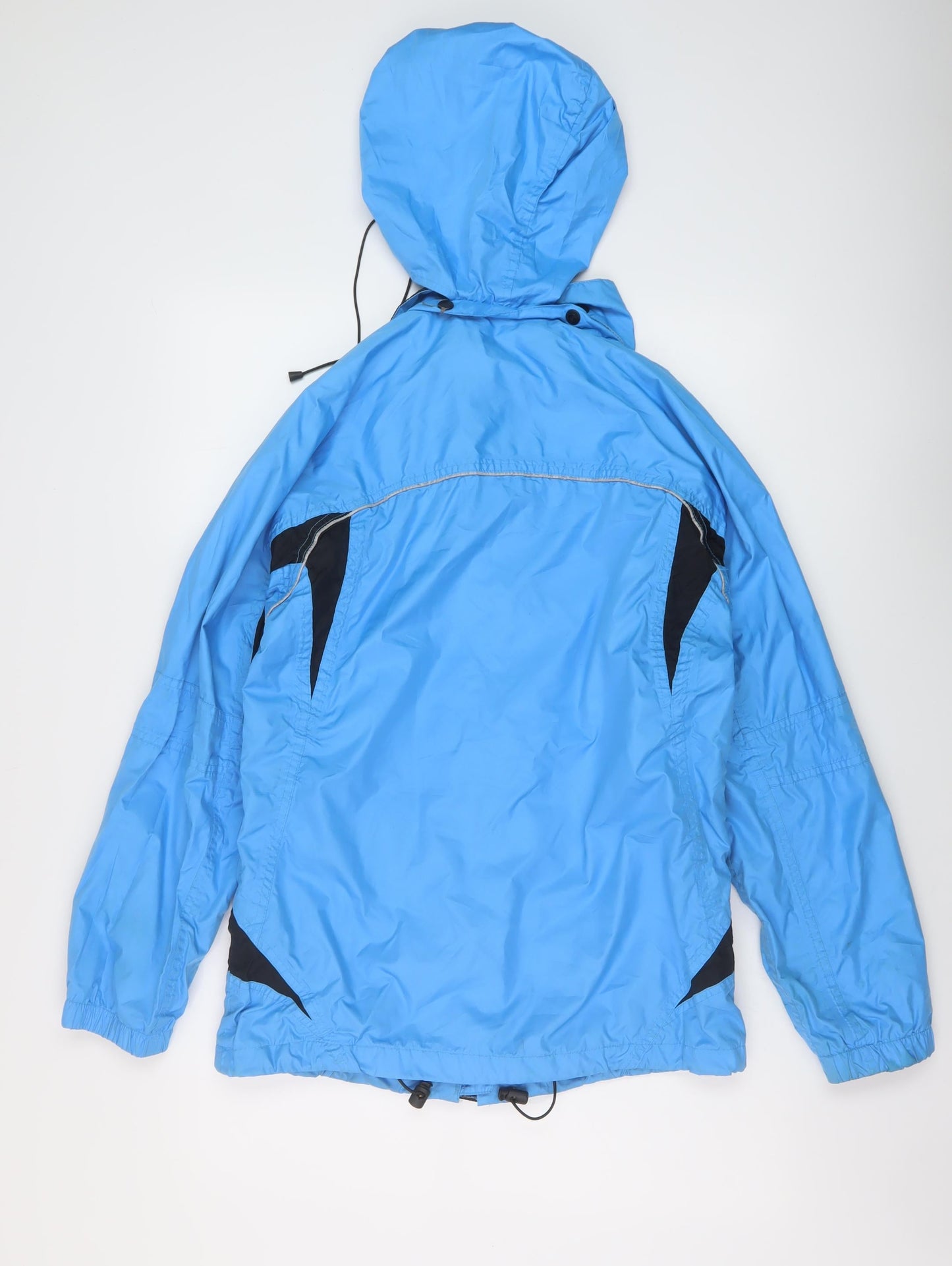 Active Womens Blue Rain Coat Coat Size 8 Zip