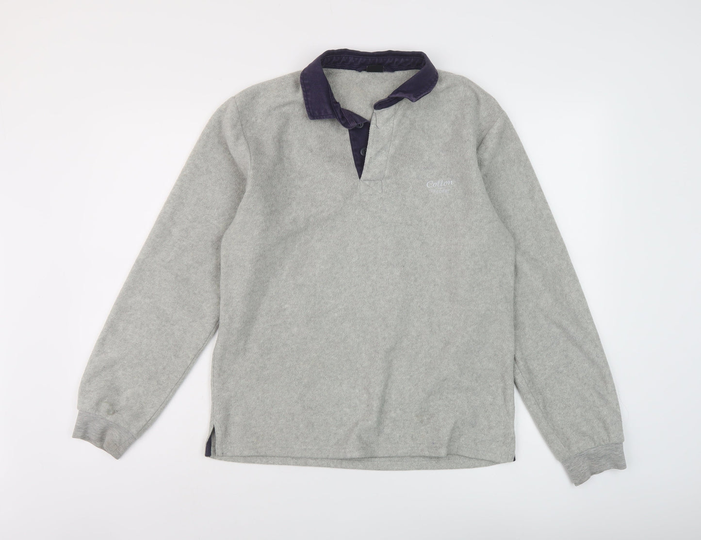 Mens UK Size S Cotton Traders Grey Pullover Sweatshirt