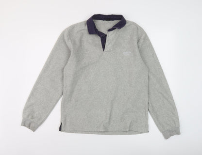 Mens UK Size S Cotton Traders Grey Pullover Sweatshirt