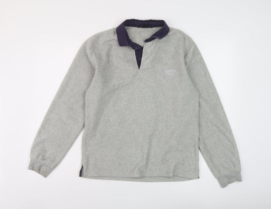Mens UK Size S Cotton Traders Grey Pullover Sweatshirt