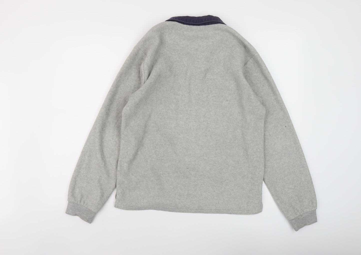 Mens UK Size S Cotton Traders Grey Pullover Sweatshirt
