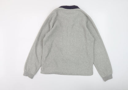 Mens UK Size S Cotton Traders Grey Pullover Sweatshirt