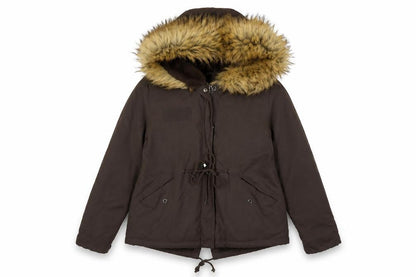Womens UK Size M Zara Brown Parka Coat
