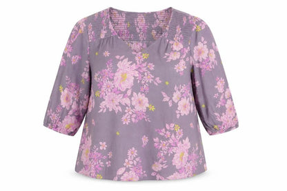 Womens UK Size 18 Torrid Purple Basic Blouse