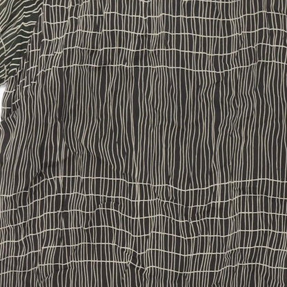 Ann Harvey Womens Brown Geometric Viscose Shift Size 20 Round Neck Pullover