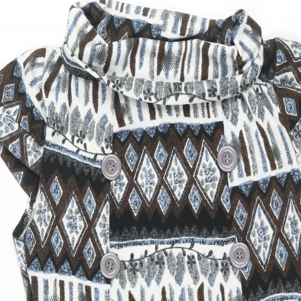Womens UK Size 10 Izabel London Multicoloured Pullover Jumper