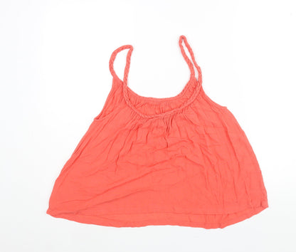 Womens UK Size 8 Topshop Pink Camisole Blouse