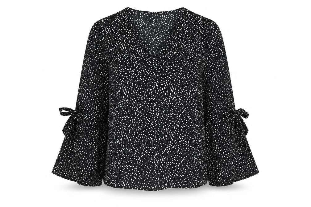 Womens UK Size 12 Debenhams Black Basic Blouse