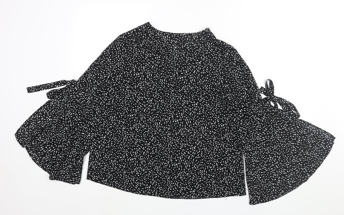 Womens UK Size 12 Debenhams Black Basic Blouse