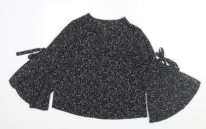Womens UK Size 12 Debenhams Black Basic Blouse