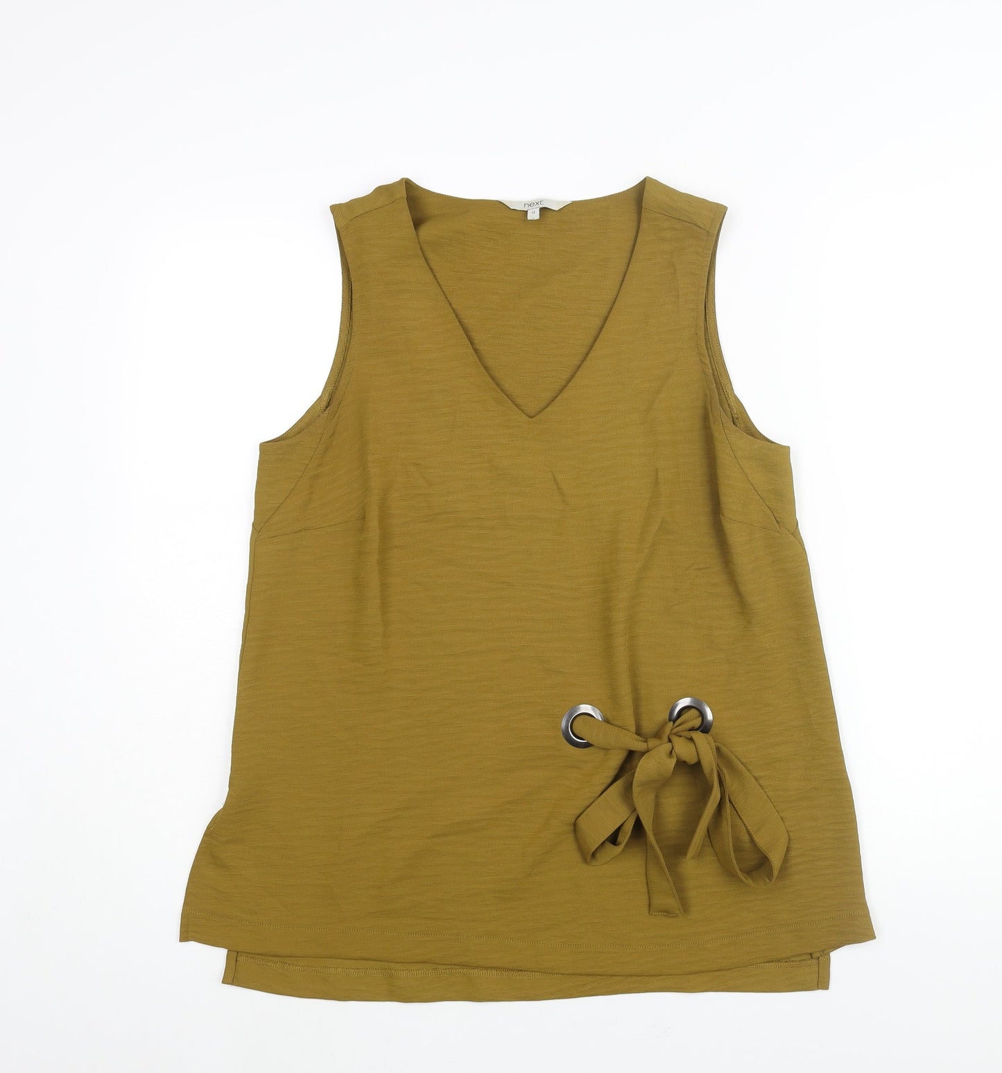 Womens UK Size 12 NEXT Green Tunic Blouse