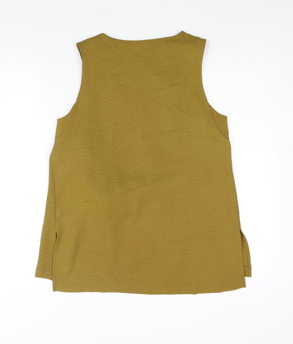 Womens UK Size 12 NEXT Green Tunic Blouse
