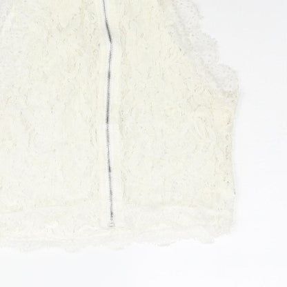 Womens UK Size S Misspap Ivory Camisole Blouse