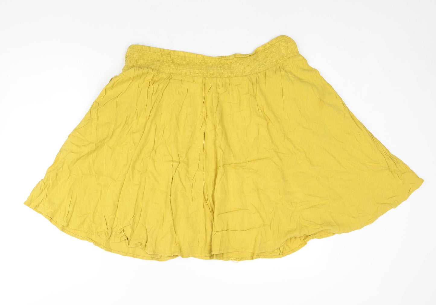 Torrid Womens Yellow Viscose Flare Skirt Size 18 - Size 18-20