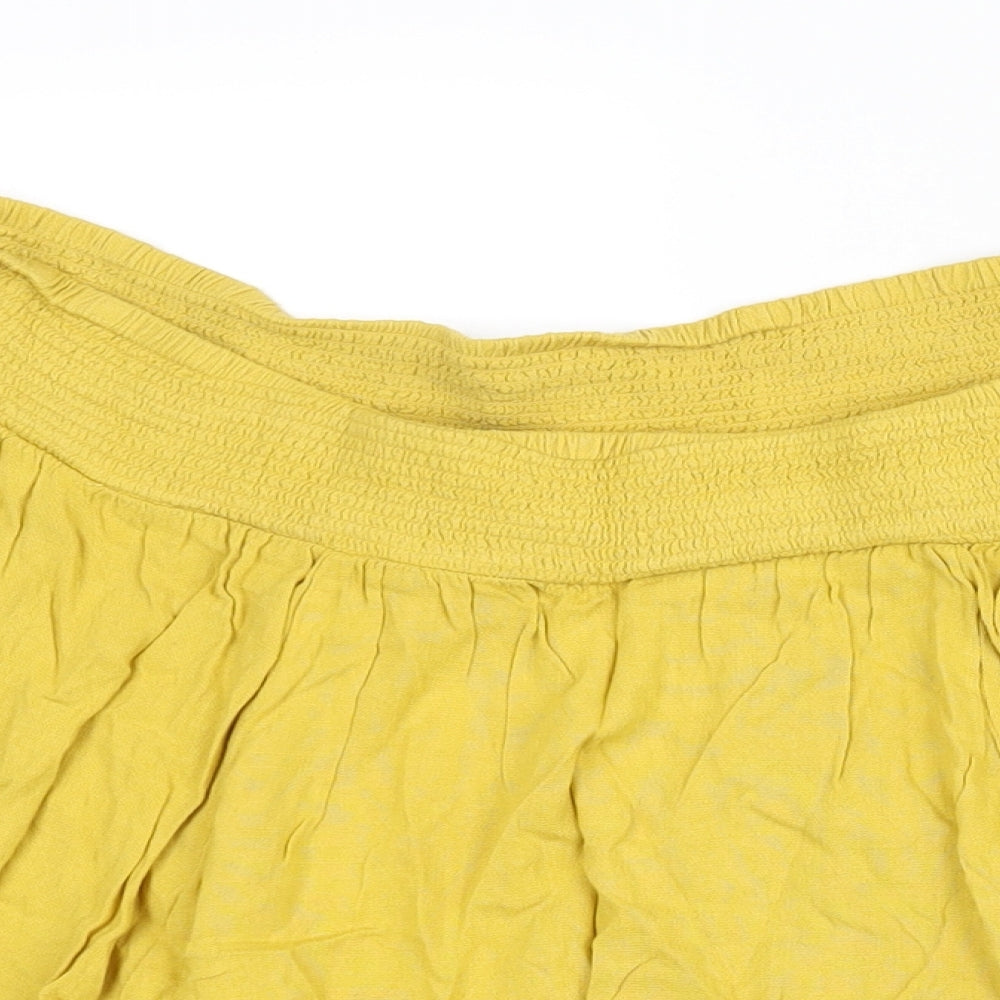 Torrid Womens Yellow Viscose Flare Skirt Size 18 - Size 18-20