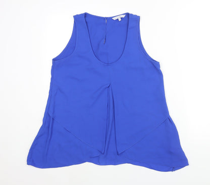 Womens UK Size 14 Red Herring Blue Camisole Blouse