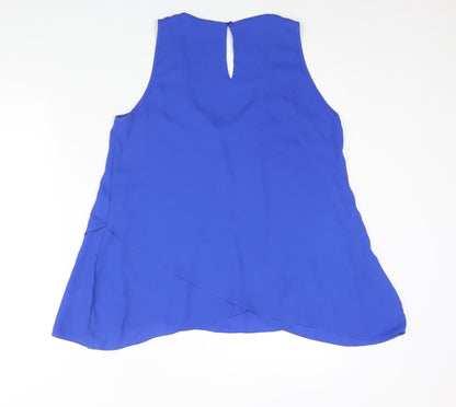 Womens UK Size 14 Red Herring Blue Camisole Blouse