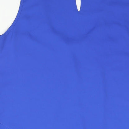 Womens UK Size 14 Red Herring Blue Camisole Blouse