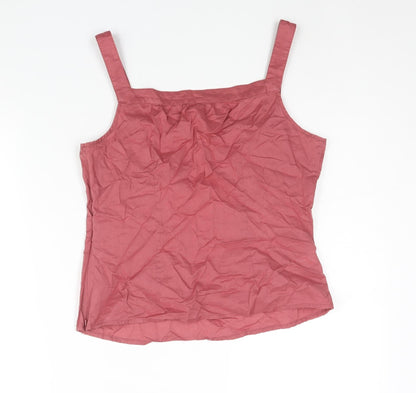 Womens UK Size 12 Debenhams Pink Camisole Blouse