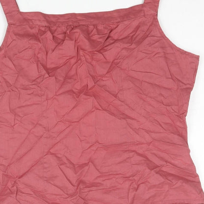 Womens UK Size 12 Debenhams Pink Camisole Blouse