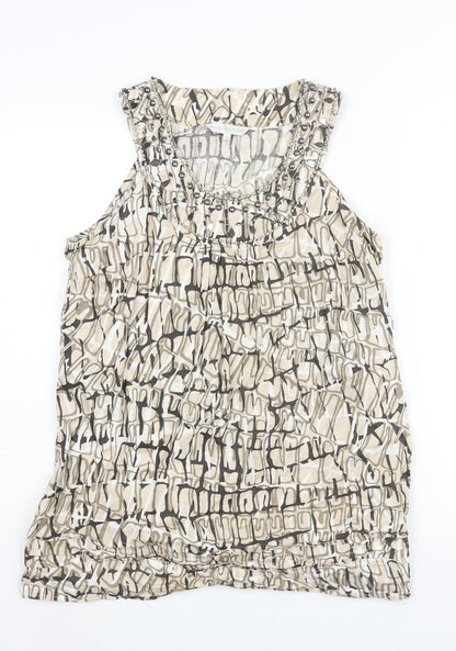 Womens UK Size 12 RJR.John Rocha Beige Camisole Blouse