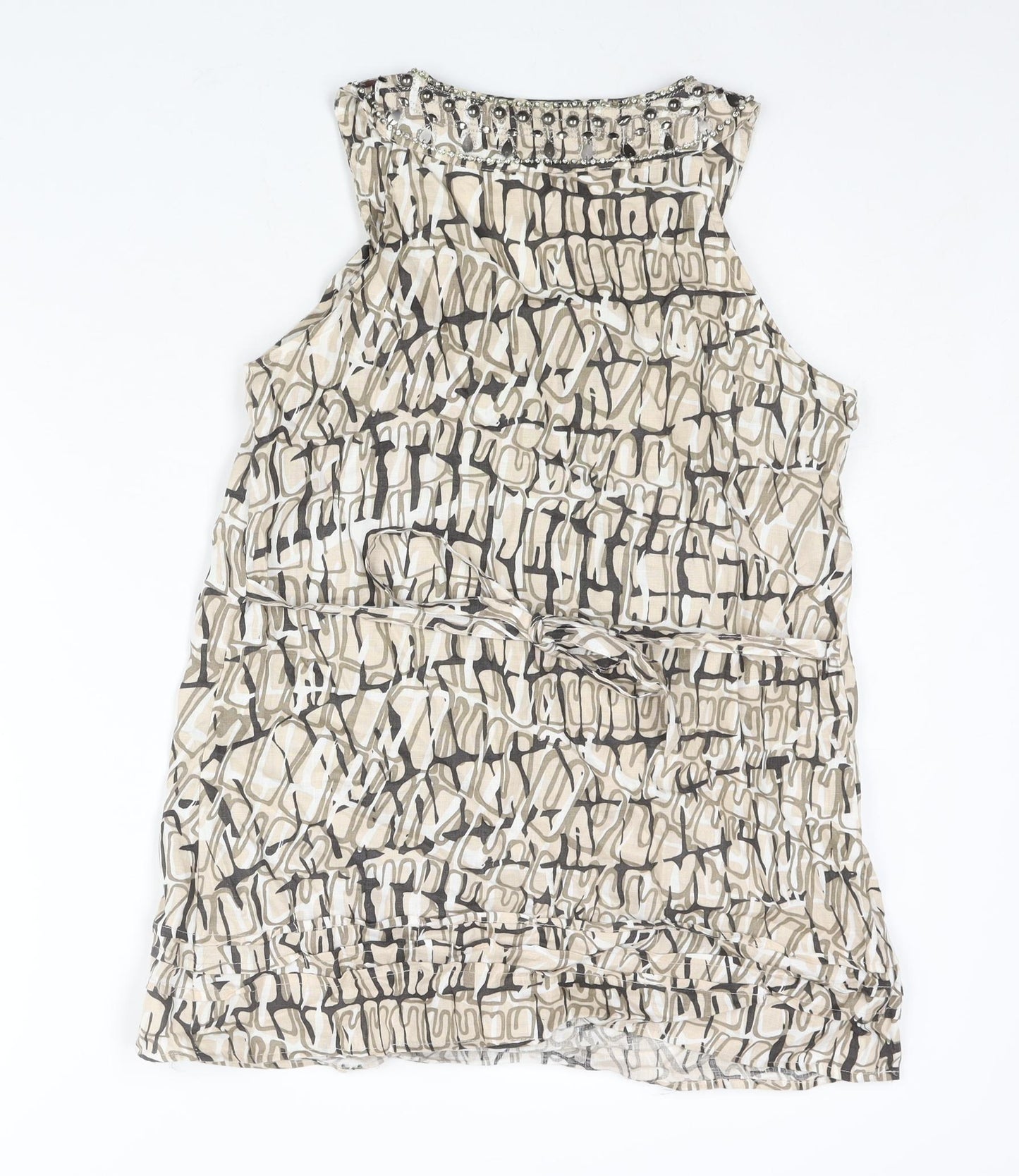 Womens UK Size 12 RJR.John Rocha Beige Camisole Blouse