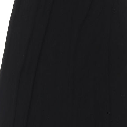 New Look Womens Black Viscose Shift Size 10 Round Neck Pullover