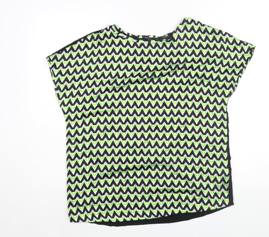 Womens UK Size 12 Marks and Spencer Multicoloured Basic Blouse