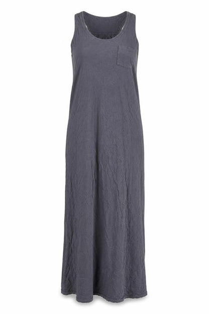 Oasis Womens Green Viscose Maxi Size S Scoop Neck Pullover