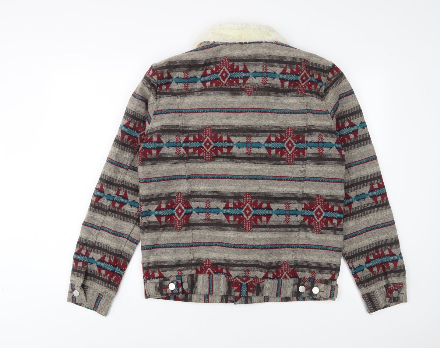 Womens UK Size S Boohoo Multicoloured Jacket