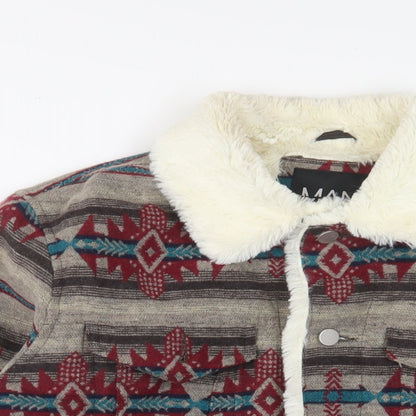 Womens UK Size S Boohoo Multicoloured Jacket