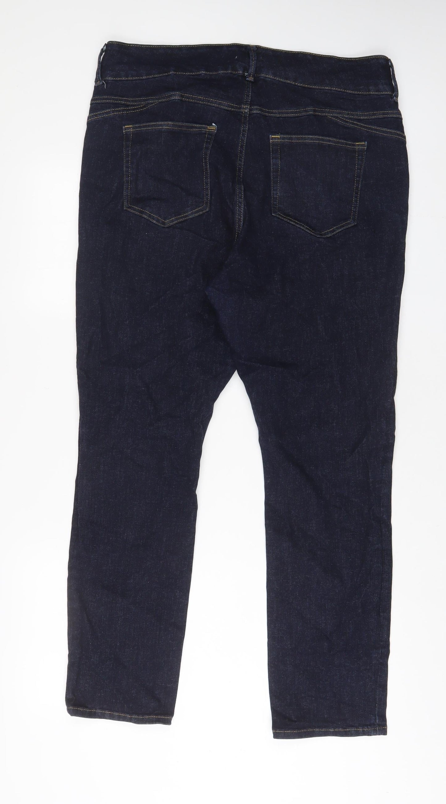 Womens UK Size 36 in Lindex Regular Fit Straight Blue Jeans