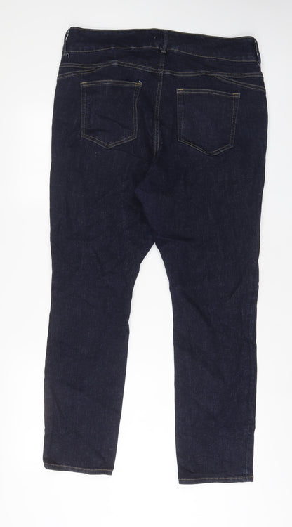 Womens UK Size 36 in Lindex Regular Fit Straight Blue Jeans