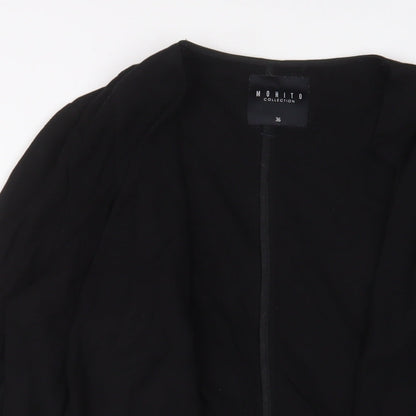 Womens UK Size 8 Mohito Black Kimono Blouse
