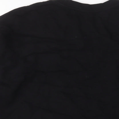 Lindex Womens Black Polyester Pullover Sweatshirt Size XL Pullover - Beaded