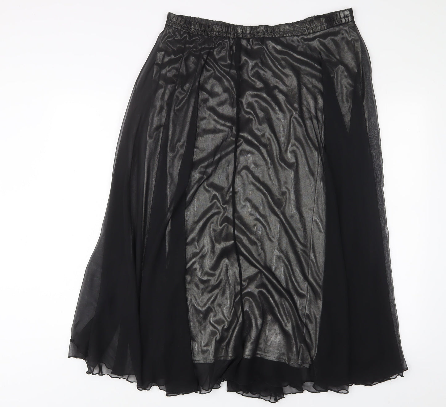 Womens UK Size 14 Richards A-Line Chiffon Skirt