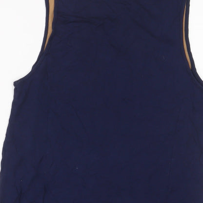 Womens UK Size 8 NEXT Blue Basic Blouse