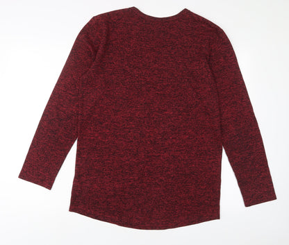 Mens UK Size M H&M Red Pullover Sweatshirt