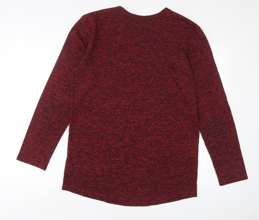 Mens UK Size M H&M Red Pullover Sweatshirt
