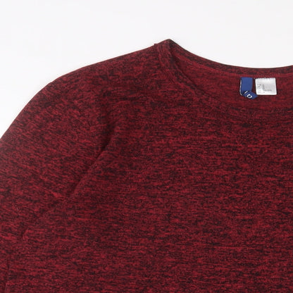 Mens UK Size M H&M Red Pullover Sweatshirt