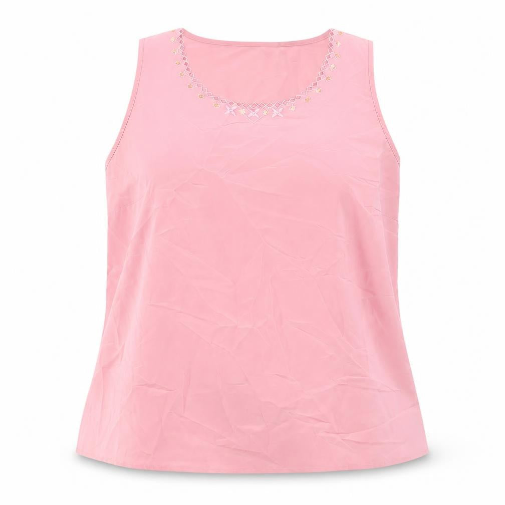 Womens UK Size 18 Kaleidoscope Pink Basic Tank