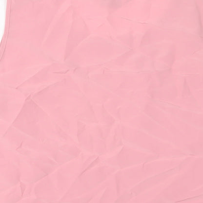 Womens UK Size 18 Kaleidoscope Pink Basic Tank