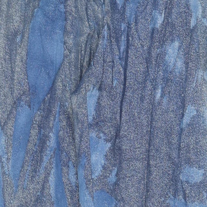 Wichele Womens Blue Cotton Straight Jeans Size 14 L32 in Regular Zip