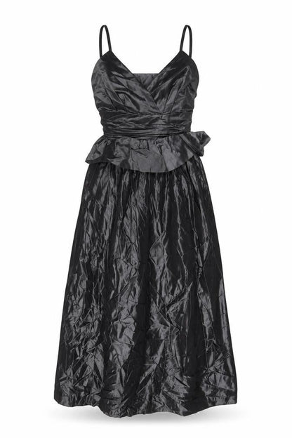 Richards Womens Grey Acetate A-Line Size 10 Sweetheart Zip - Belted