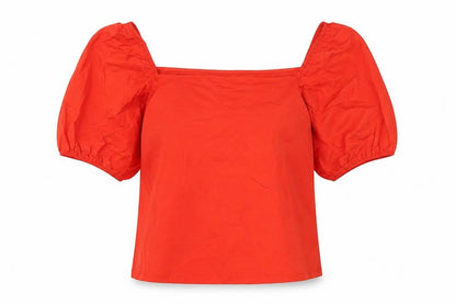 Womens UK Size L H&M Red Basic T-Shirt