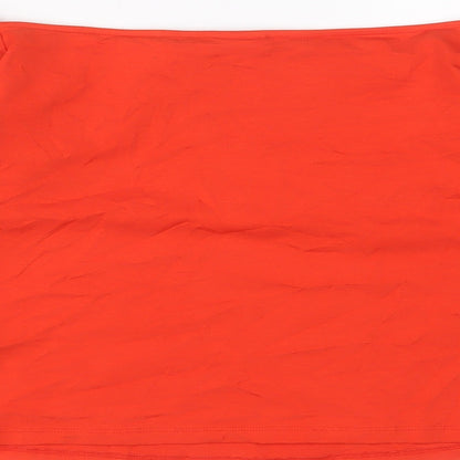 Womens UK Size L H&M Red Basic T-Shirt