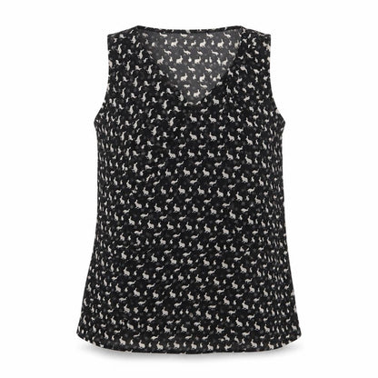 Womens UK Size 10 Monsoon Black Basic Tank