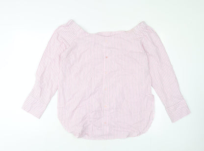 Womens UK Size 16 New Look Pink Basic Blouse