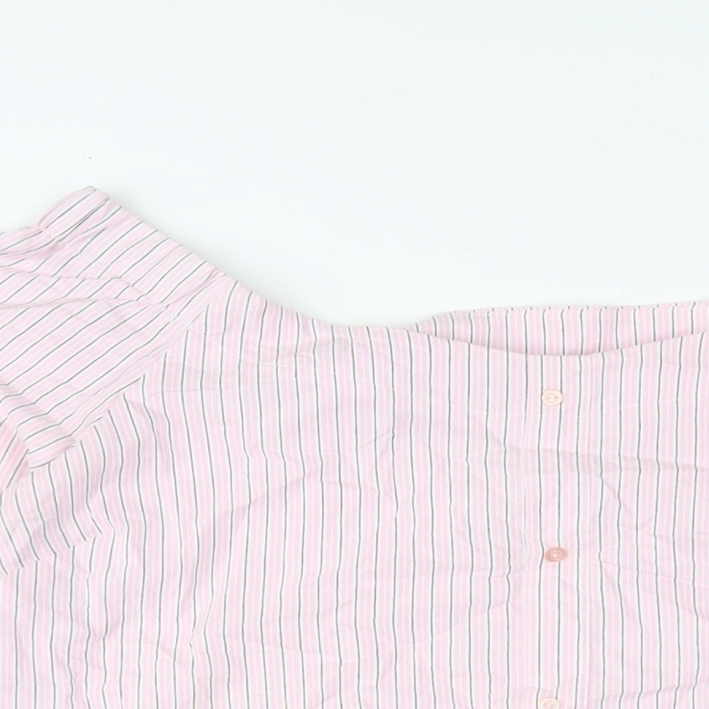 Womens UK Size 16 New Look Pink Basic Blouse